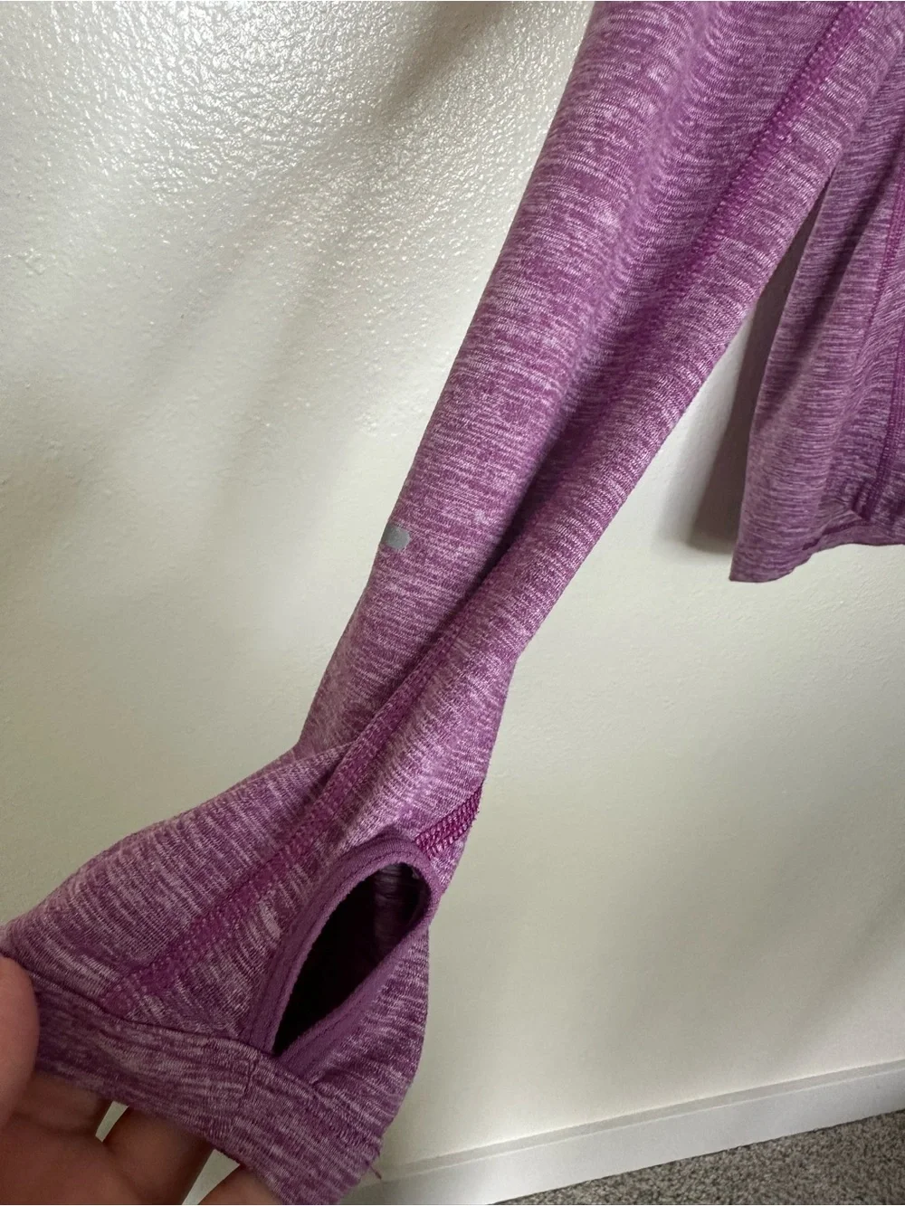 Nike Dri-Fit Purple Quarter-Zip Pullover